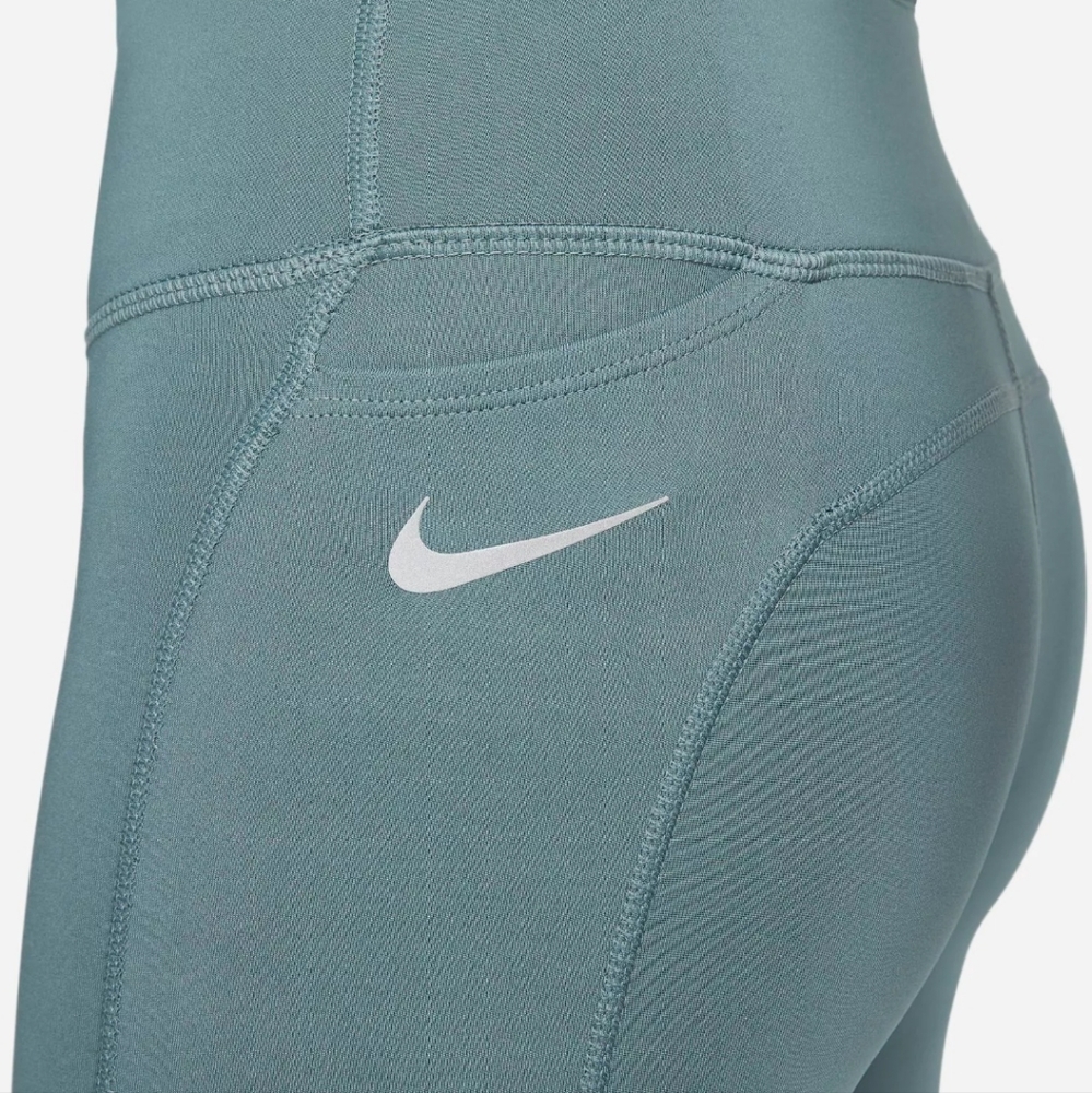 Nike Dri-Fit Mid-Rise Running Leggings - Jade Smoke - Picture 6 of 6